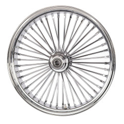 PartzBiz HD ACM2135CHRSD - ACM 21 x 3.5 46 Fat Daddy Spoke Front Wheel Chrome Rim Harley Touring Softail SD PartzBiz HD ACM2135CHRSD - ACM 21 x 3.5 46 Fat Daddy Spoke Front Wheel Chrome Rim Harley Touring Softail SD