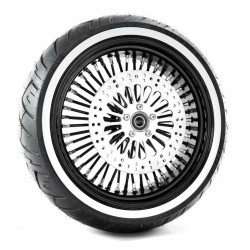 PartzBiz HD MS16561642ABKSPRMHBWWPACKAGE - 16 5.5 ขอบสีดำ 52 Fat Mammoth Spoke ล้อหลัง WW ยาง Harley Touring ABS 09 + PartzBiz HD MS16561642ABKSPRMHBWWPACKAGE - 16 5.5 ขอบสีดำ 52 Fat Mammoth Spoke ล้อหลัง WW ยาง Harley Touring ABS 09 +