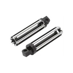 PartzBiz HD 06-114 - หมุดเท้า Arlen Ness 10 Gauge พักเท้าผู้โดยสาร Billet สีดำ Harley PartzBiz HD 06-114 - หมุดเท้า Arlen Ness 10 Gauge พักเท้าผู้โดยสาร Billet สีดำ Harley