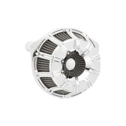 PartzBiz HD 18-946 - Arlen Ness 10 Gauge Inverted Air Cleaner Filter Chrome Harley 2017+ M-Eight M8 PartzBiz HD 18-946 - Arlen Ness 10 Gauge Inverted Air Cleaner Filter Chrome Harley 2017+ M-Eight M8