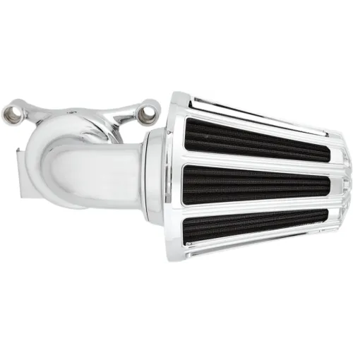 PartzBiz HD: 3484649-Arlen Ness 10 Gauge Monster Air Cleaner Filter Kit Chrome Harley Twin Cam 99-17
