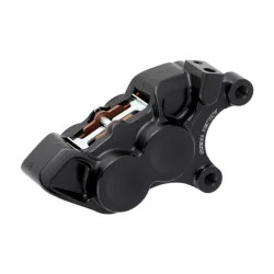 PartzBiz HD 02-223 - Arlen Ness 4 Piston Caliper Black Billet FrontRight 11.8 HarleyBig Twin XL 06-21