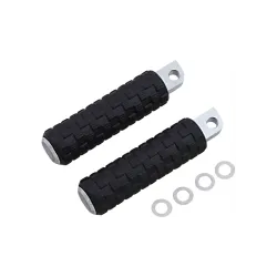 PartzBiz HD 07-967 - Arlen Ness Airtrax Footpeg Male Chrome Knurled Pair Passenger Harley Softail 18+ PartzBiz HD 07-967 - Arlen Ness Airtrax Footpeg Male Chrome Knurled Pair Passenger Harley Softail 18+