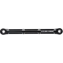PartzBiz HD 19-933 - Arlen Ness Beveled Shifter Rod Linkage อลูมิเนียมสีดำไปข้างหน้า Harley Davidson