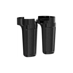 PartzBiz HD 120-000 - Arlen Ness Method Fork Sliders ฝาครอบรองเท้าคู่หน้าสีดำ Harley Touring 14-22 PartzBiz HD 120-000 - Arlen Ness Method Fork Sliders ฝาครอบรองเท้าคู่หน้าสีดำ Harley Touring 14-22