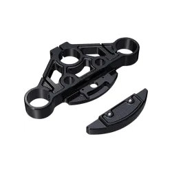 PartzBiz HD 130-000 - Arlen Ness Method Top Triple Tree Kit Black Risers T-Bars Harley Road Glide 15+ PartzBiz HD 130-000 - Arlen Ness Method Top Triple Tree Kit Black Risers T-Bars Harley Road Glide 15+