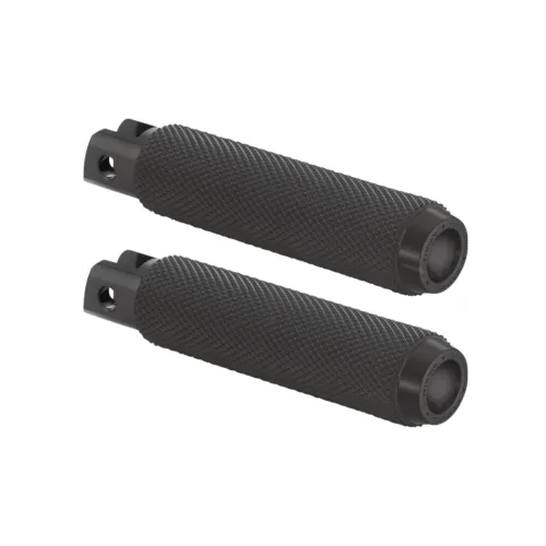 PartzBiz HD: 3486018-Arlen Ness Rough Craft Footpegs ชายสีดำ Knurled คู่ Driver Passenger Harley