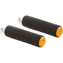 PartzBiz HD 07-939 - ยางพักเท้า Arlen Ness Male Gold Knurled Pair Driver Passenger Harley PartzBiz HD 07-939 - ยางพักเท้า Arlen Ness Male Gold Knurled Pair Driver Passenger Harley