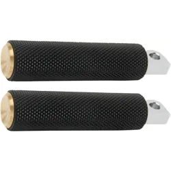 PartzBiz HD 07-932 - Arlen Ness SpeedLiner Footpegs ตัวผู้ทองเหลือง Knurled คู่คนขับผู้โดยสาร Harley PartzBiz HD 07-932 - Arlen Ness SpeedLiner Footpegs ตัวผู้ทองเหลือง Knurled คู่คนขับผู้โดยสาร Harley
