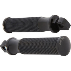 PartzBiz HD 07-921 - Arlen Ness Smoothie Fusion Footpeg Passenger Black Male Mount Rubber Fix Style PartzBiz HD 07-921 - Arlen Ness Smoothie Fusion Footpeg Passenger Black Male Mount Rubber Fix Style
