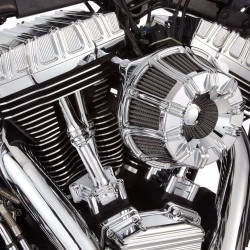 PartzBiz HD 12-572 - Arlen Ness 10 Gauge Chrome Billet Lifter Tappet Block Cover Harley Big Twin Cam