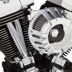 PartzBiz HD 03-630 - Arlen Ness Deep Cut Chrome Pushrod Tube ครอบคลุม Lower Harley 1999-2017 Twin Cam
