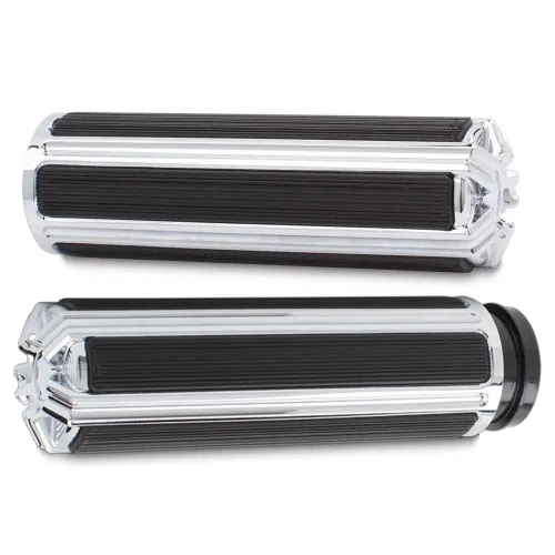 PartzBiz HD: 3442527-Arlen Ness 10 Gauge Cut Chrome Grips Electronic Throttle Wire Harley Touring TBW