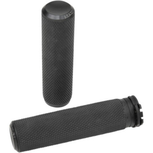 PartzBiz HD: 3442789-Arlen Ness Fusion Black Knurled Hand Grips Dual Throttle Harley Softail Touring PartzBiz HD: 3442789-Arlen Ness Fusion Black Knurled Hand Grips Dual Throttle Harley Softail Touring