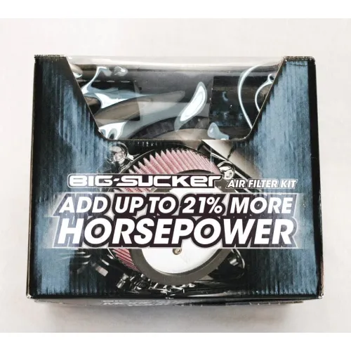 PartzBiz HD: 3442568-Arlen Ness Big Sucker เครื่องฟอกอากาศ Stage 1 Performance Filter Kit Harley Dyna 08+