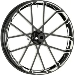 PartzBiz HD 10101-204-6002 - Arlen Ness Procross ขอบล้อหน้าสีดำ 21‚ X 3.5‚” Harley Touring Single Disc