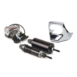 PartzBiz HD MC-2909 - Arnott Chrome Air Ride Adjustable Shocks Suspension Kit 2001-17 Harley Softail PartzBiz HD MC-2909 - Arnott Chrome Air Ride Adjustable Shocks Suspension Kit 2001-17 Harley Softail