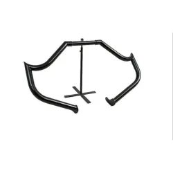 PartzBiz HD 81013SG14 - Bad Dad 975 Black Engine Crash Guard Bar Harley Touring Street Electra Glide 97+