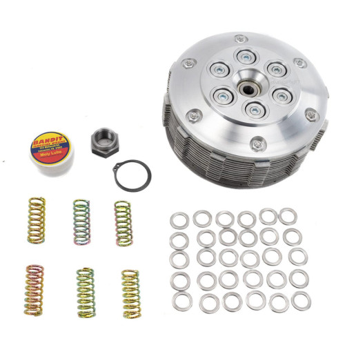 PartzBiz HD: 3492960-Bandit Machine Sportsman Super Clutch Pack Upgrade Harley Big Twin 07+ Hydraulic