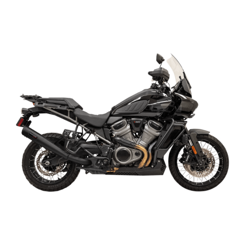 PartzBiz HD: 3489465-Bassani 4” Black Steel Slip-On Megaphone Muffler Slash-Cut Harley 1250 21+ PartzBiz HD: 3489465-Bassani 4” Black Steel Slip-On Megaphone Muffler Slash-Cut Harley 1250 21+