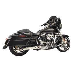 PartzBiz HD 1F61C - Bassani Mega Road Rage II 2-into-1 Exhaust Kit Chrome 4” Mid Harley Bagger 99-06 PartzBiz HD 1F61C - Bassani Mega Road Rage II 2-into-1 Exhaust Kit Chrome 4” Mid Harley Bagger 99-06