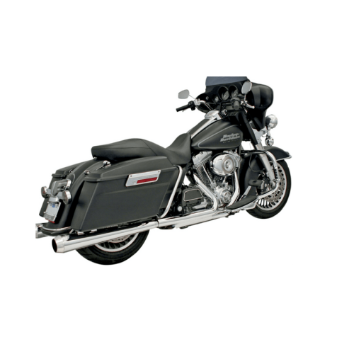 PartzBiz HD: 3490726-Bassani Megaphone Slip On Mufflers Chrome Tapered Pipes Harley Touring 99-16 PartzBiz HD: 3490726-Bassani Megaphone Slip On Mufflers Chrome Tapered Pipes Harley Touring 99-16
