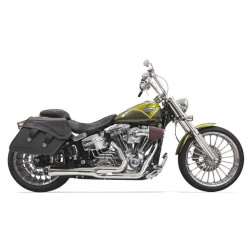 PartzBiz HD 1S32R - Chrome Bassani Road Rage 2 Into 1 Short Exhaust System Harley Breakout Rocker PartzBiz HD 1S32R - Chrome Bassani Road Rage 2 Into 1 Short Exhaust System Harley Breakout Rocker