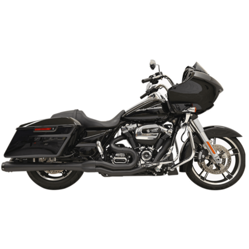 PartzBiz HD: 3443848-Bassani Black Road Rage 2 into 1 Exhaust Pipe 4” Megaphone 17+ Harley Touring PartzBiz HD: 3443848-Bassani Black Road Rage 2 into 1 Exhaust Pipe 4” Megaphone 17+ Harley Touring