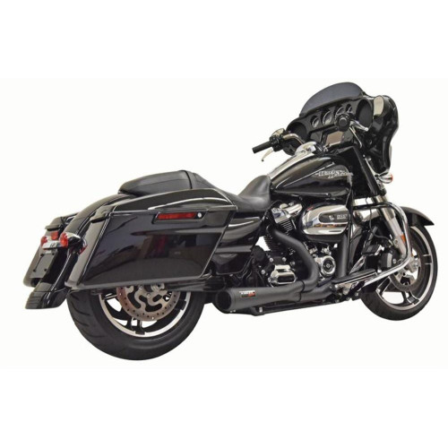 PartzBiz HD: 3466043-Bassani Black Road Rage 2 into 1 Short Exhaust Pipe System 17+ Harley Touring PartzBiz HD: 3466043-Bassani Black Road Rage 2 into 1 Short Exhaust Pipe System 17+ Harley Touring