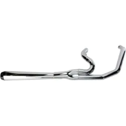 PartzBiz HD 13311R - Bassani Chrome Road Rage 2 เป็น 1 ระบบท่อไอเสีย Megaphone Harley Dyna FXD 91-05