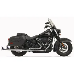 PartzBiz HD 1S76E-33 - Bassani Chrome True Dual Exhaust 33‚” Fishtail Pipe Harley Softail No Baffles M8 PartzBiz HD 1S76E-33 - Bassani Chrome True Dual Exhaust 33‚” Fishtail Pipe Harley Softail No Baffles M8