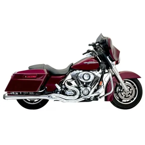 PartzBiz HD: 3443035-Bassani Road Rage 2 into 1 II B4M Exhaust Pipe System 4” Chrome Harley Touring PartzBiz HD: 3443035-Bassani Road Rage 2 into 1 II B4M Exhaust Pipe System 4” Chrome Harley Touring