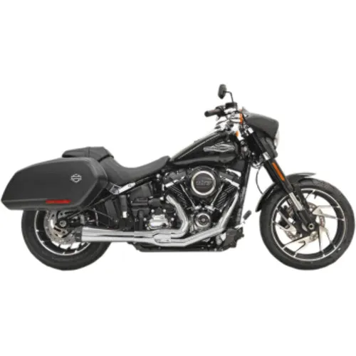 PartzBiz HD: 3475037-Bassani Road Rage 3 Megaphone 2 Into 1 Chrome Exhaust Pipe 18+ Harley Softail M8 PartzBiz HD: 3475037-Bassani Road Rage 3 Megaphone 2 Into 1 Chrome Exhaust Pipe 18+ Harley Softail M8