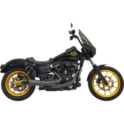 PartzBiz HD: 3475145-Bassani Road Rage Ripper 2 Into 1 สีดำระบบท่อไอเสียสั้น Harley Dyna PartzBiz HD: 3475145-Bassani Road Rage Ripper 2 Into 1 สีดำระบบท่อไอเสียสั้น Harley Dyna
