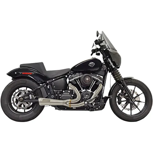 PartzBiz HD: 3474785-Bassani Stainless Ripper Road Rage 2-1 Exhaust System Pipe Harley Softail 2018+ PartzBiz HD: 3474785-Bassani Stainless Ripper Road Rage 2-1 Exhaust System Pipe Harley Softail 2018+