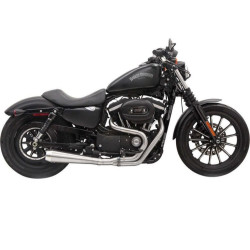 PartzBiz HD 1X42SS - Bassani Stainless Steel 2 into 1 Road Rage III SS3 Exhaust Pipe Harley Sportster