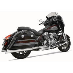 PartzBiz HD 8C16S - Bassani True Duals 2 Into 2 Exhaust System Pipes Indian 14+ Chieftain Roadmaster PartzBiz HD 8C16S - Bassani True Duals 2 Into 2 Exhaust System Pipes Indian 14+ Chieftain Roadmaster