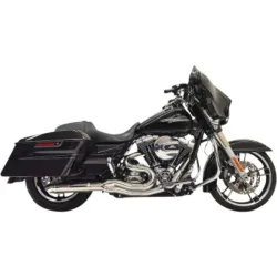 PartzBiz HD 1F68C - Chrome Bassani 2 into 1 Road Rage Hot Rod Turnout Exhaust System Harley Touring PartzBiz HD 1F68C - Chrome Bassani 2 into 1 Road Rage Hot Rod Turnout Exhaust System Harley Touring