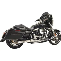 PartzBiz HD 1F62C - Chrome Bassani 2 into 1 Road Rage II Mid Length Exhaust System 07-16 Bagger PartzBiz HD 1F62C - Chrome Bassani 2 into 1 Road Rage II Mid Length Exhaust System 07-16 Bagger