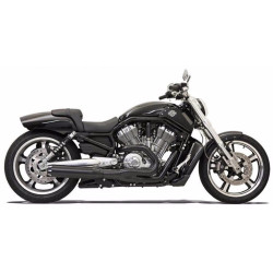 PartzBiz HD 1V38RB - New Bassani Black Road Rage B1 II Power 2 into 1 Exhaust Pipe System Harley VRod PartzBiz HD 1V38RB - New Bassani Black Road Rage B1 II Power 2 into 1 Exhaust Pipe System Harley VRod
