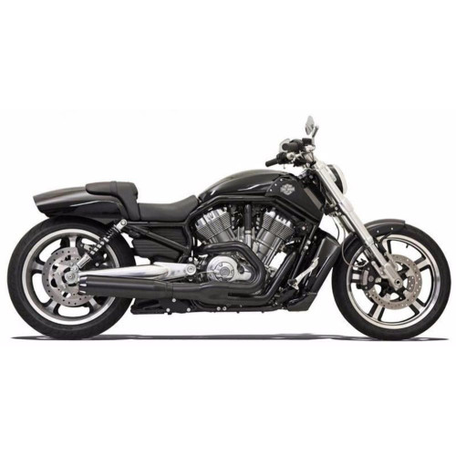 PartzBiz HD: 3455647-New Bassani Black Road Rage B1 II Power 2 into 1 Exhaust Pipe System Harley VRod PartzBiz HD: 3455647-New Bassani Black Road Rage B1 II Power 2 into 1 Exhaust Pipe System Harley VRod