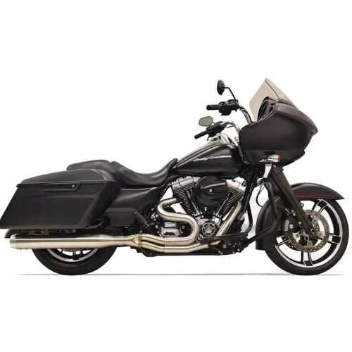 PartzBiz HD: 3442419-4‚” Bassani Road Rage 3 III ท่อไอเสียสแตนเลส 2 ออก 1 Harley Touring