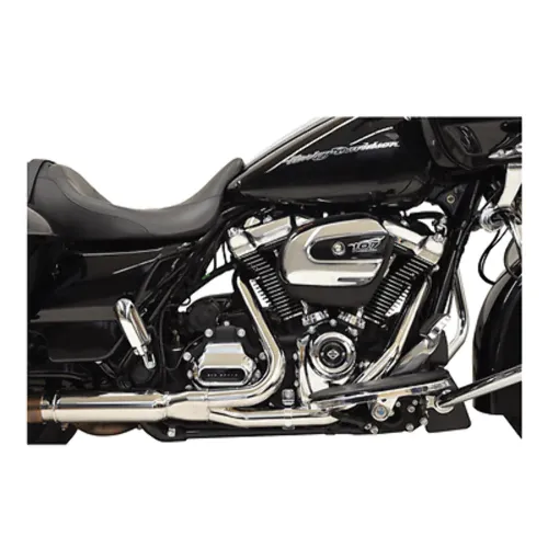 PartzBiz HD: 3443788-Bassani 2x2 2 เป็น 2 หัวคู่ท่อท่อไอเสีย Harley 17+ M8 Touring