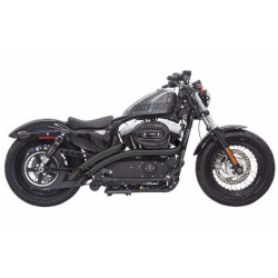 PartzBiz HD 1X2FB - Bassani Black Radial Sweepers ระบบท่อไอเสียเต็ม Harley Sportster XL 14-20 PartzBiz HD 1X2FB - Bassani Black Radial Sweepers ระบบท่อไอเสียเต็ม Harley Sportster XL 14-20