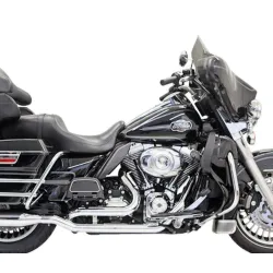 PartzBiz HD 11415A - Bassani Chrome True Dual Down Under Exhaust Pipes Headers สำหรับ Harley Touring 09-16 PartzBiz HD 11415A - Bassani Chrome True Dual Down Under Exhaust Pipes Headers สำหรับ Harley Touring 09-16