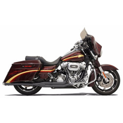 PartzBiz HD FLH-737B - Bassani Road Rage Black 2 Into 1 ท่อไอเสีย Harley Touring Bagger 2010-2016 PartzBiz HD FLH-737B - Bassani Road Rage Black 2 Into 1 ท่อไอเสีย Harley Touring Bagger 2010-2016