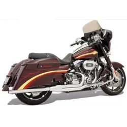 PartzBiz HD FLH-737 - Bassani Road Rage Chrome 2 Into 1 ท่อไอเสีย Harley Touring Bagger 2010-2016 PartzBiz HD FLH-737 - Bassani Road Rage Chrome 2 Into 1 ท่อไอเสีย Harley Touring Bagger 2010-2016