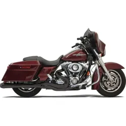 PartzBiz HD FLH-767B - Bassani Road Rage II Mega 2 เป็น 1 ระบบท่อไอเสีย Long Black Harley Touring PartzBiz HD FLH-767B - Bassani Road Rage II Mega 2 เป็น 1 ระบบท่อไอเสีย Long Black Harley Touring