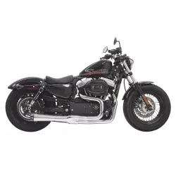 PartzBiz HD 1X22R - Chrome Bassani Mega Power 2 into 1 Road Rage II Exhaust Pipe Short Sportster XL PartzBiz HD 1X22R - Chrome Bassani Mega Power 2 into 1 Road Rage II Exhaust Pipe Short Sportster XL