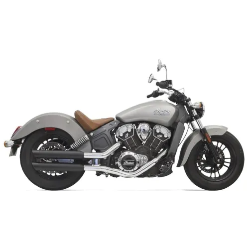 PartzBiz HD: 3465044-Bassani 3‚” Black Slip On Mufflers Slash Cut Exhaust Pipes Indian 2017-2021 Scout PartzBiz HD: 3465044-Bassani 3‚” Black Slip On Mufflers Slash Cut Exhaust Pipes Indian 2017-2021 Scout